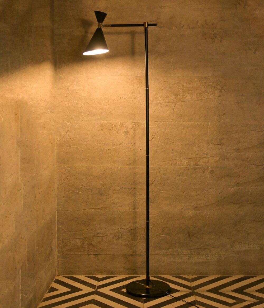 Noir Axis Cone Floor Lamp - Image 2