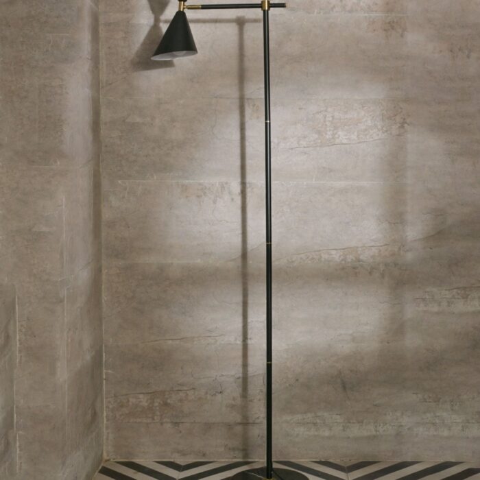 Noir Axis Cone Floor Lamp