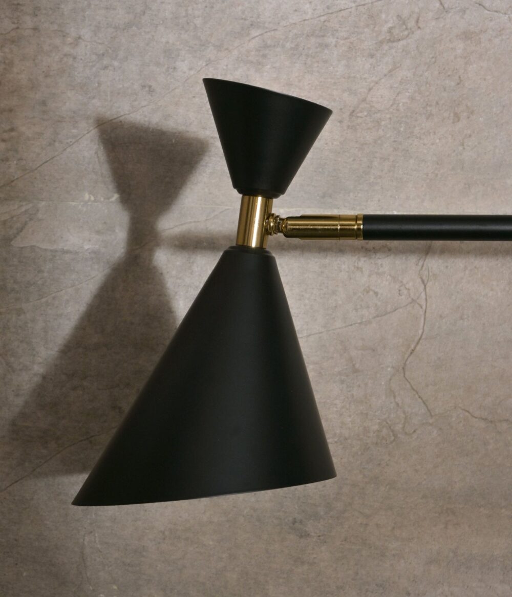 Noir Axis Cone Floor Lamp - Image 5