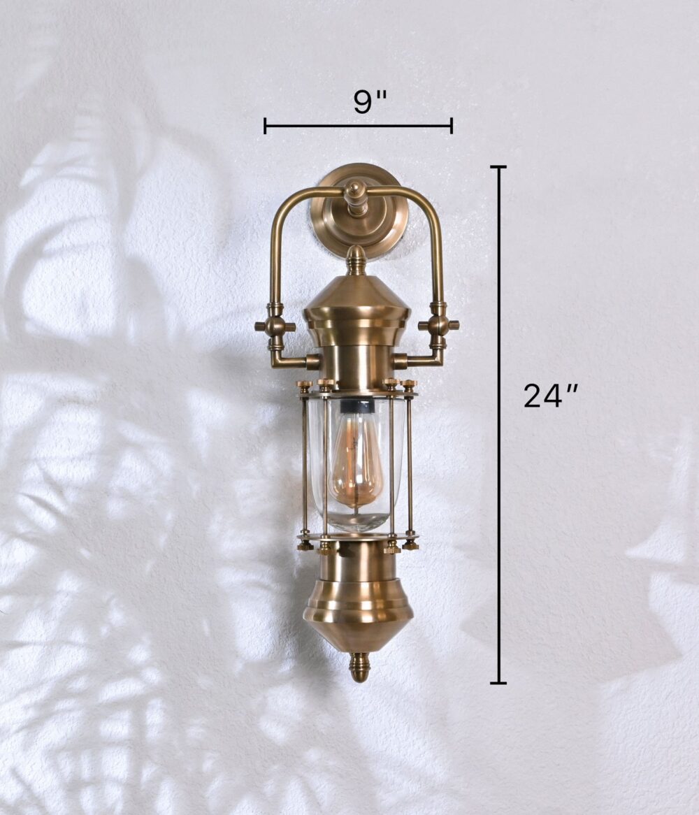 Industrial Steampunk Wall Light - Image 3