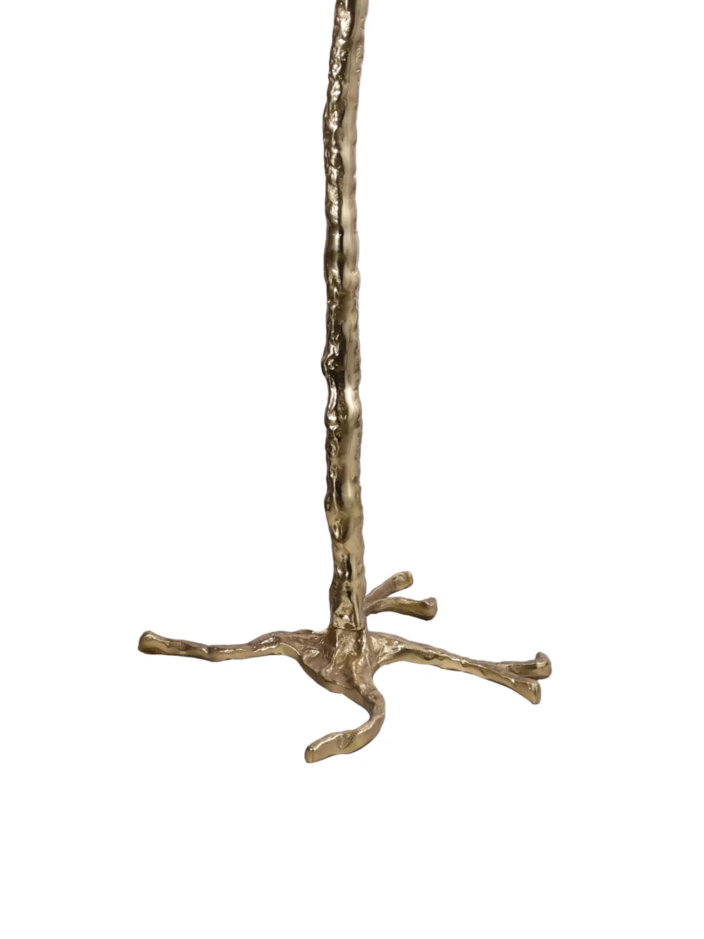 Luxury Gold Palm Tree Ostrich Feather Floor Lamp - Image 5