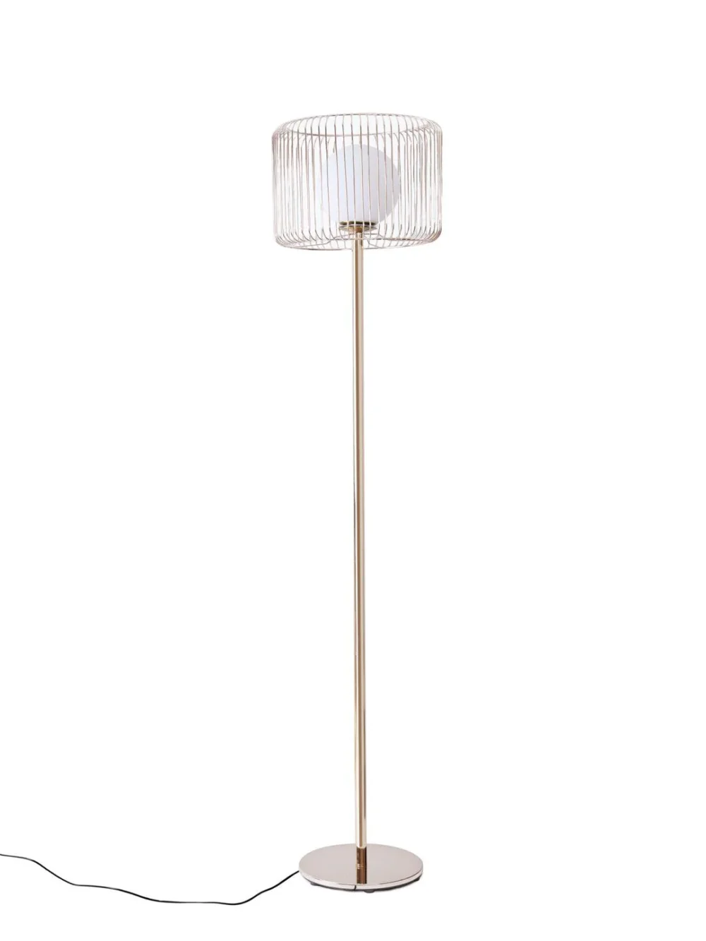 Modern Gold Globe Floor Lamp