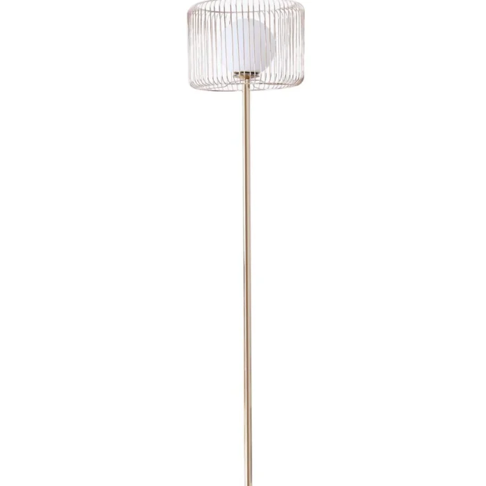 Modern Gold Globe Floor Lamp